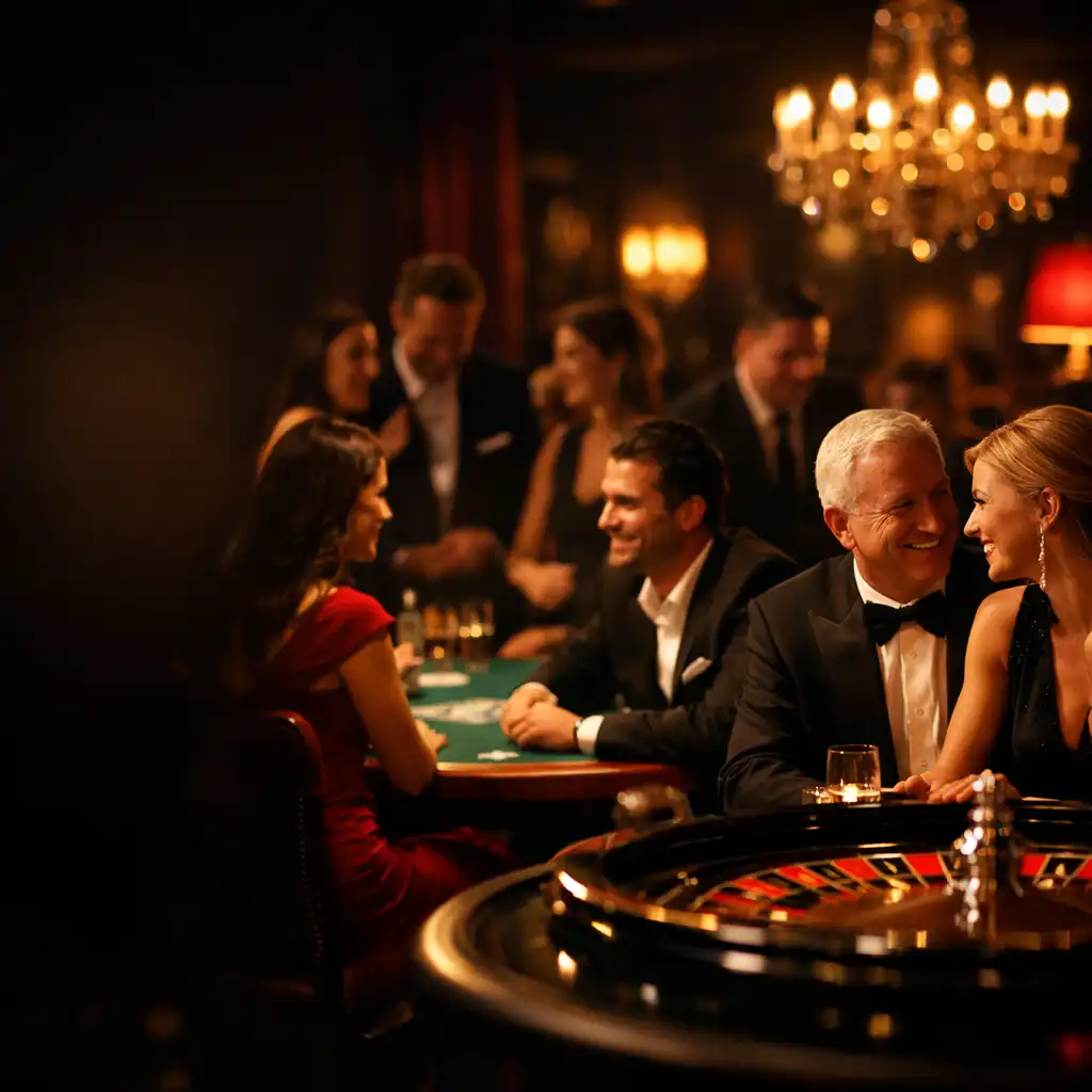 Elegancki event firmowy z ruletką